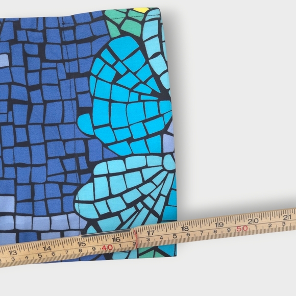 NWT Lilly Pulitzer Pants Girl White Label Size 12 Mosaic Stained Glass Capri - Picture 8 of 10